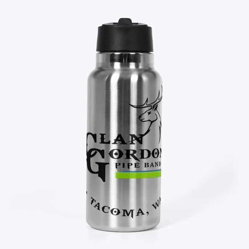 black logo drinkware